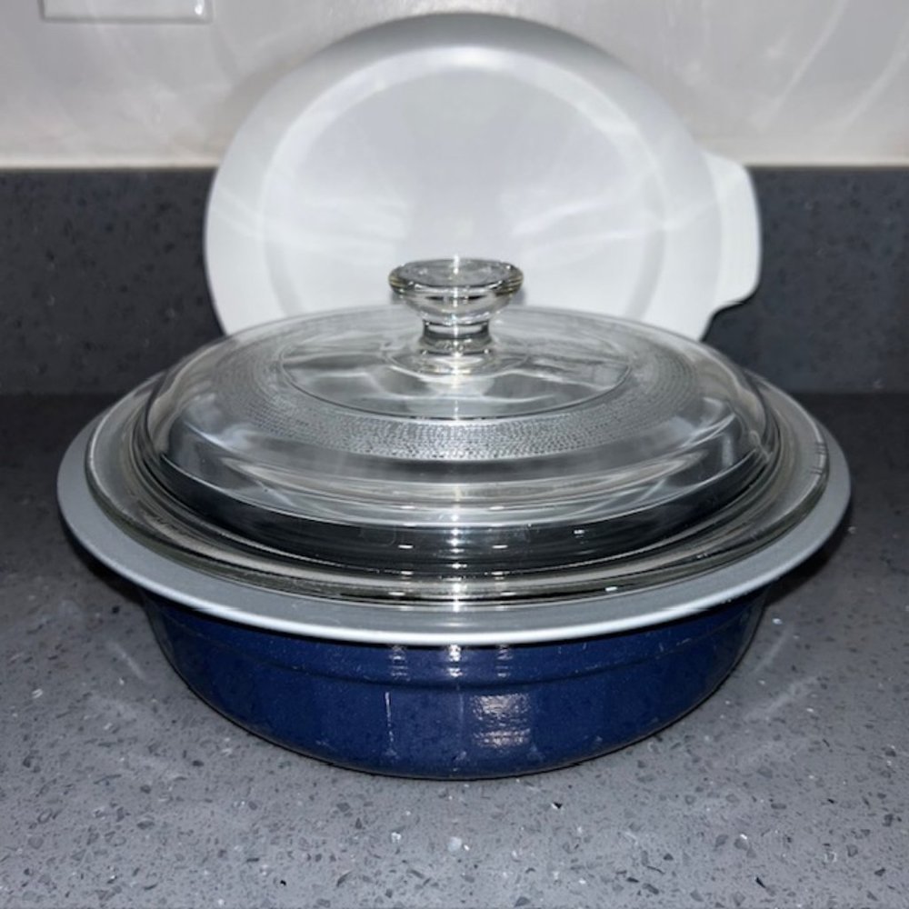 Aluminum Wearever Air 1.5 Qt. Sauce Pan Pot & Glass Lid + Plastic Lid Cookware